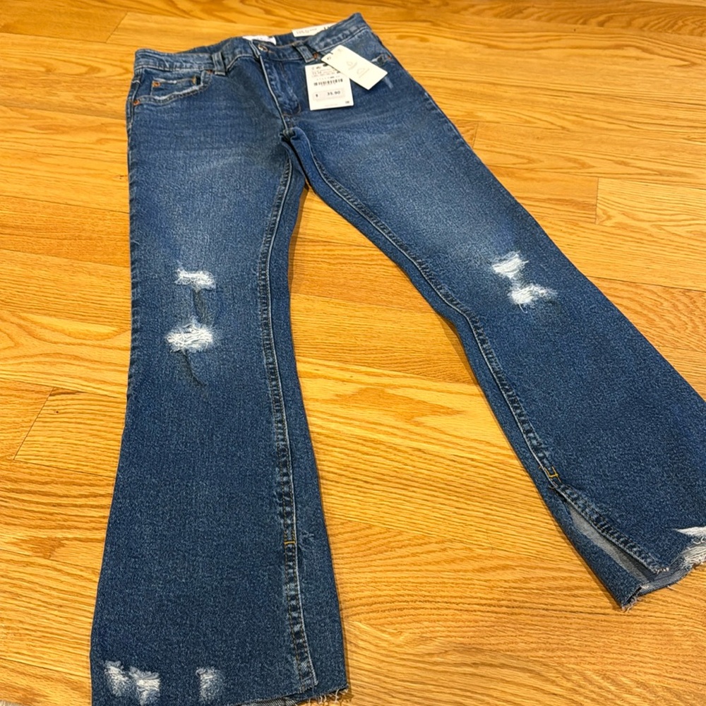 NWT ZARA denim flare